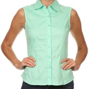 Unique Vintage Sleeveless Blouse